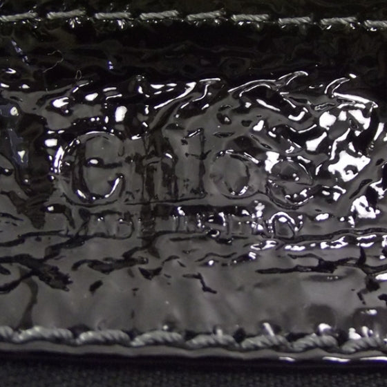 Patent Leather Paddington Tote Noir