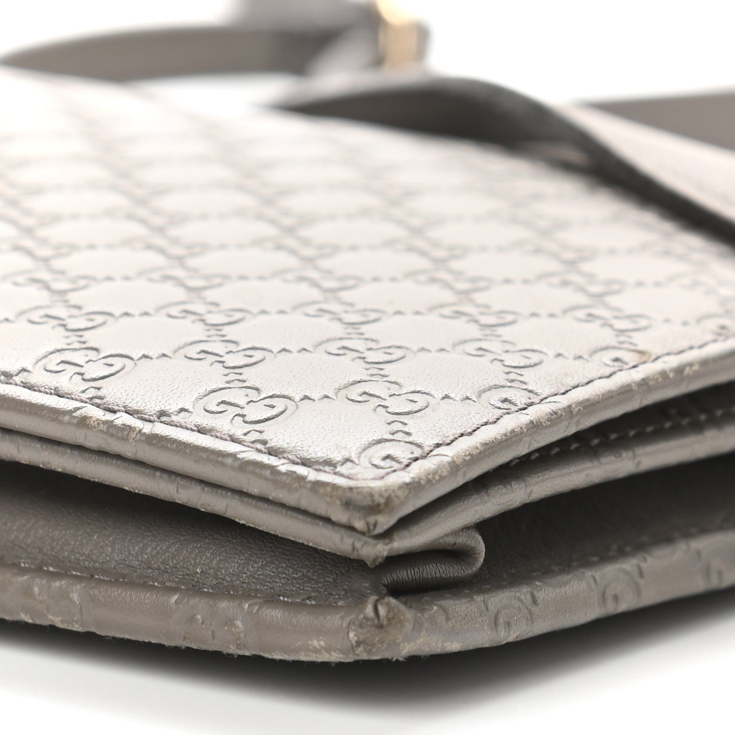 Soft Microguccissima Crossbody Wallet Loess