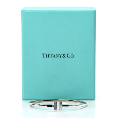 Tiffany 18K White Gold T Wire Bracelet 7 of 7