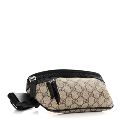 Gucci GG Supreme Monogram Belt Bag Black 4 of 9
