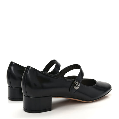 Christian Dior Brushed Calfskin Uniform 30mm Pumps 40.5 Black 4 of 8