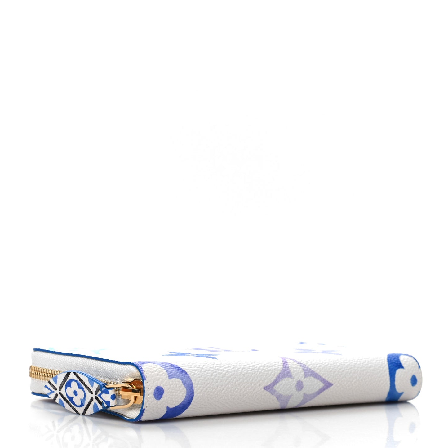 Monogram Giant By The Pool Zippy Wallet Resort Blue