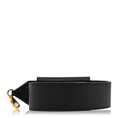 Hermes Swift Epsom Pocket Kelly Shoulder Strap Black 2 of 6