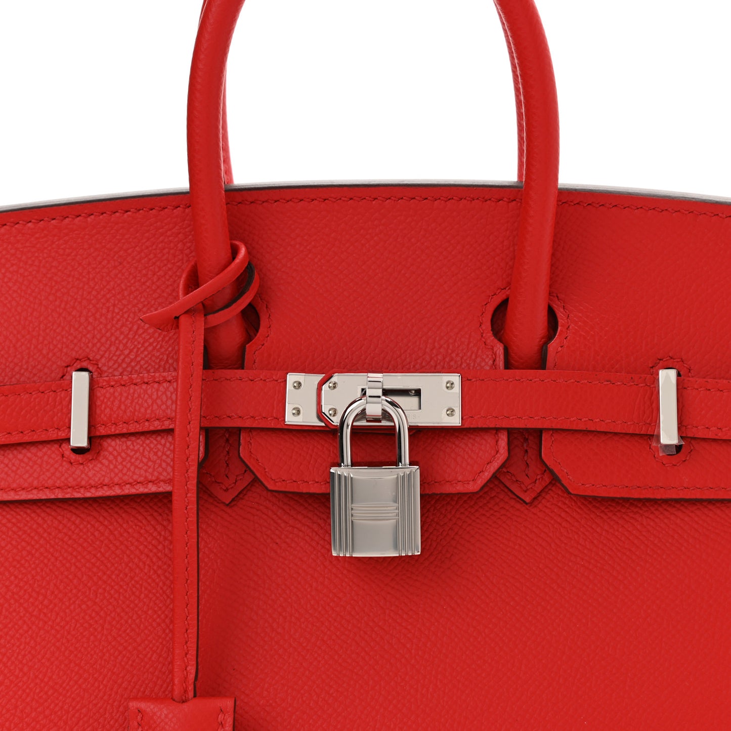 Epsom Birkin Sellier 25 Rouge De Coeur