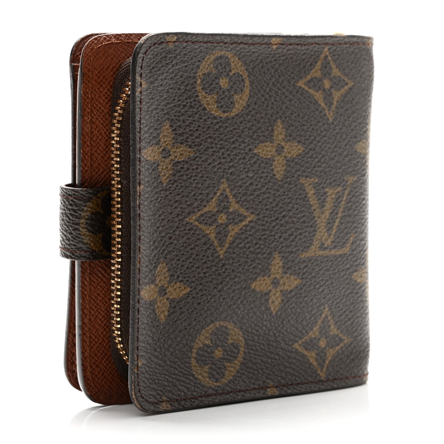 Monogram Compact Zippe Zipped Wallet