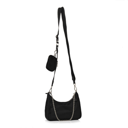 Prada Nylon Re-Edition 2005 Shoulder Bag Black 3 of 17