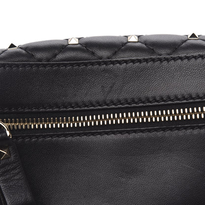 Valentino Garavani Lambskin Rockstud Spike Belt Bag 75 Black 9 of 10