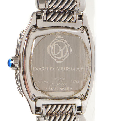 David Yurman Stainless Steel Diamond Bezel Mother of Pearl 25mm Thoroughbred Quartz Watch 3 of 8
