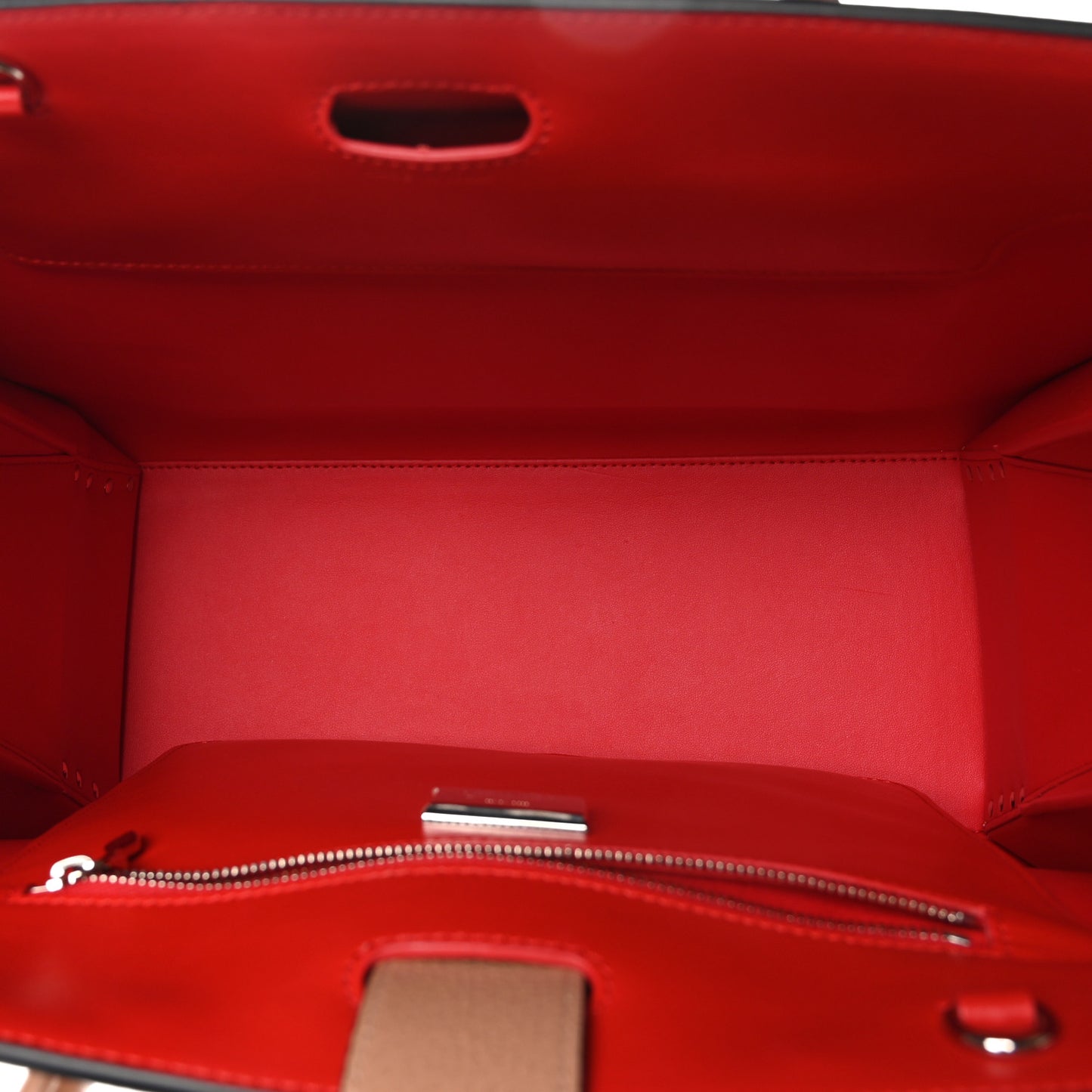 Calfskin Patent Studded Large Paloma Cognac