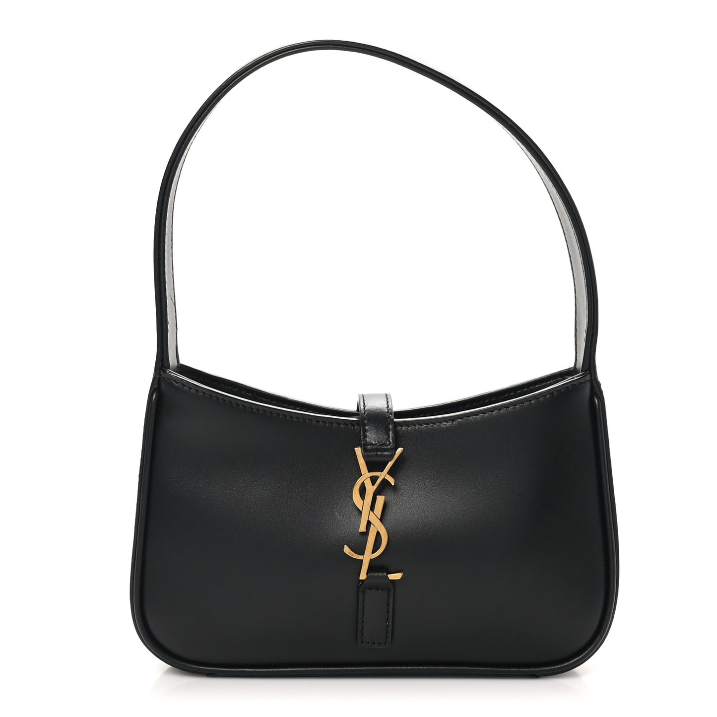 Smooth Calfskin Le 5 A 7 Mini Hobo Black