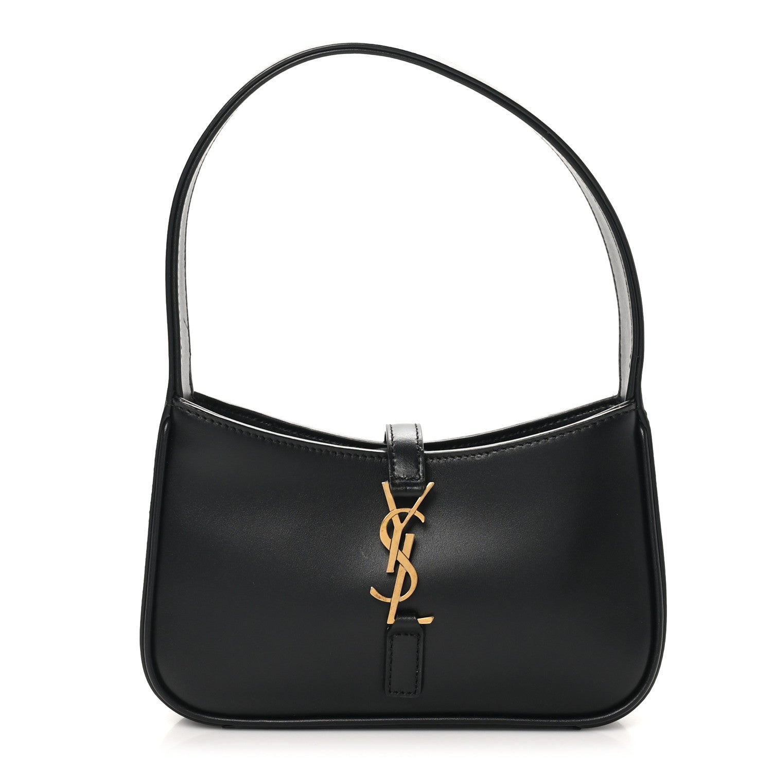 Saint Laurent Smooth Calfskin Le 5 A 7 Mini Hobo Black 1 of 10