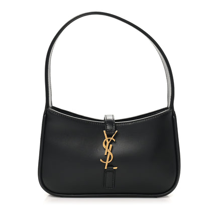 Saint Laurent Smooth Calfskin Le 5 A 7 Mini Hobo Black 1 of 10