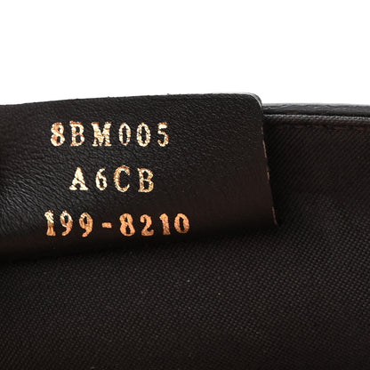 Fendi Vitello Cruise F is Fendi Bi-Color FF 1974 Embossed Envelope Belt Bag Maya Black Light Rose 7 of 11