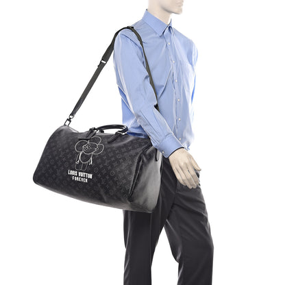 Louis Vuitton Monogram Eclipse Vivienne Keepall Bandouliere 50 2 of 10