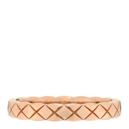 Chanel 18K Beige Gold Mini Coco Crush Ring 54 6.75 3 of 5