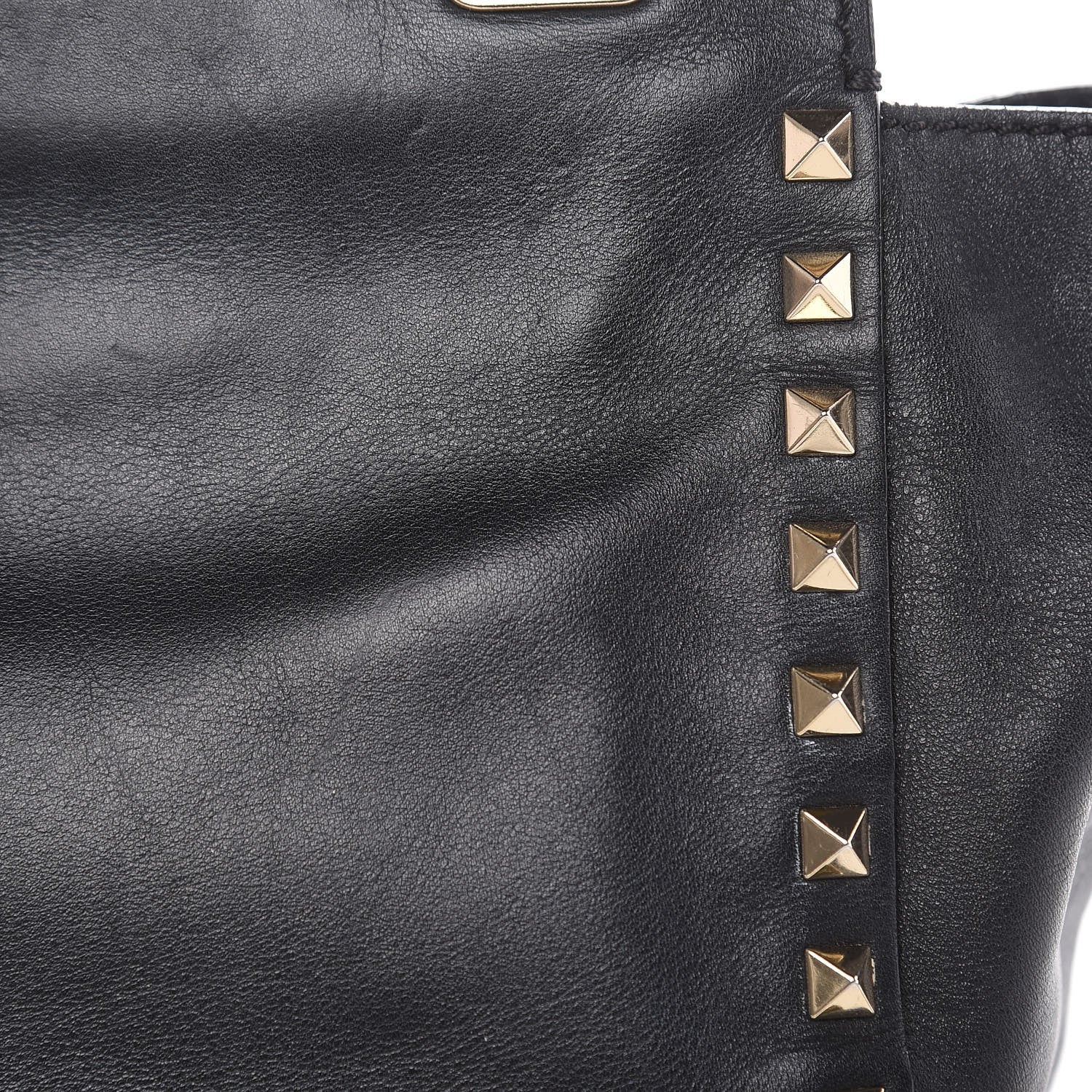 Valentino Garavani Vitello Mini Rockstud Tote Black 11 of 18