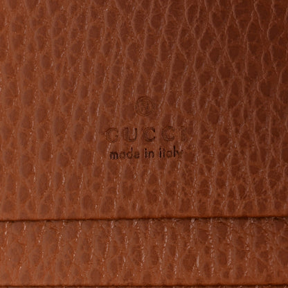Gucci New Denim GG Monogram Jackie 1961 Card Case Blue Tea Cuir 6 of 6