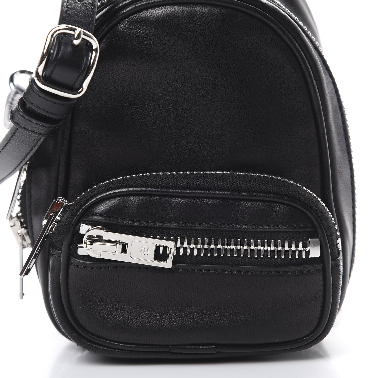 Alexander Wang Lambskin Mini Attica Backpack Crossbody Black 7 of 9