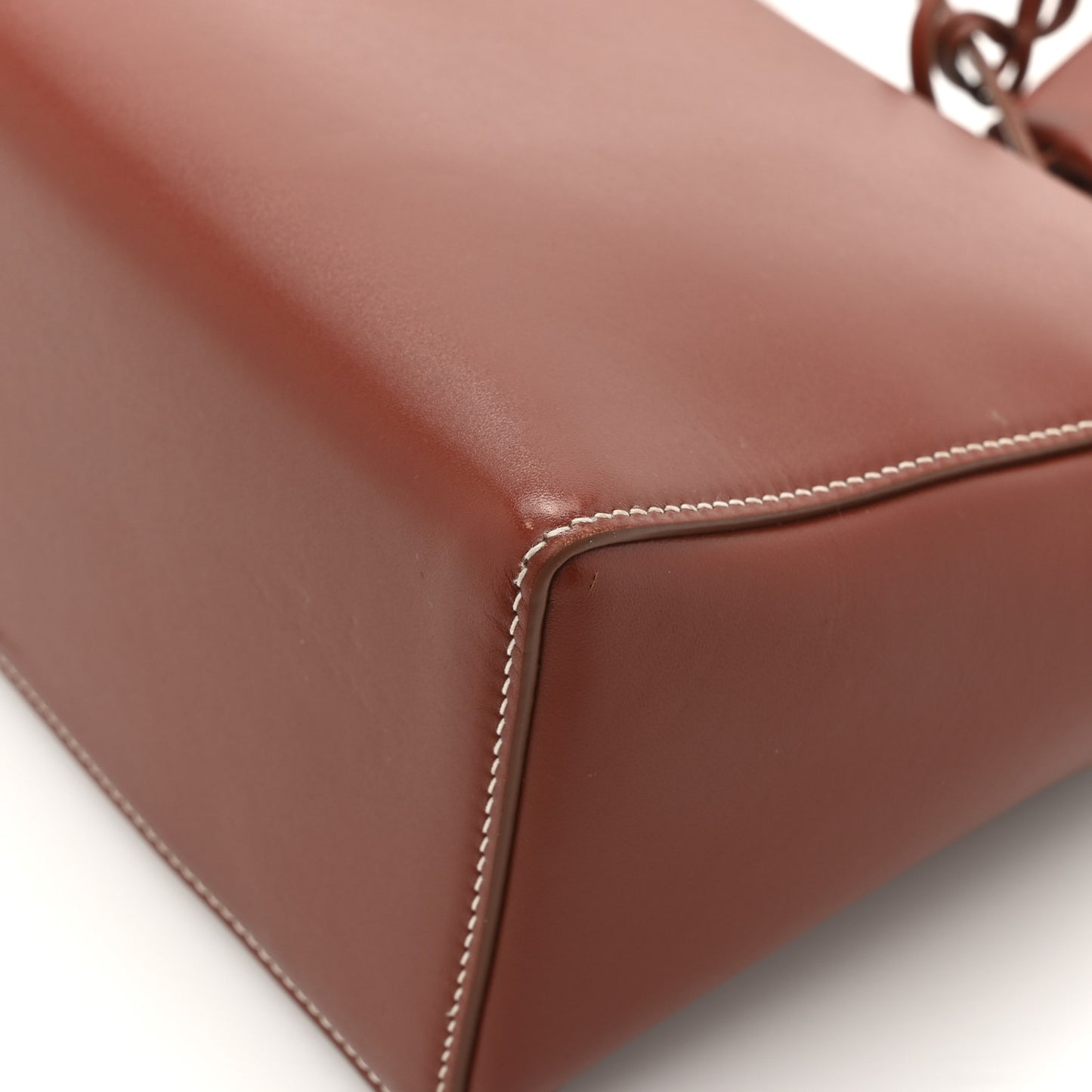 Saddle Calfskin Extra Bag L27 Deep Kummel