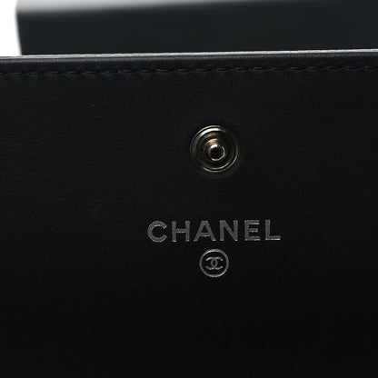 Chanel Caviar Timeless CC Large Gusset Flap Wallet Black 6 of 9
