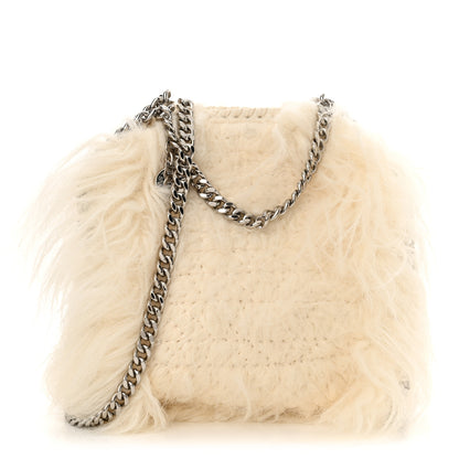 Stella McCartney Eco Fur Tiny Falabella Tote Ivory 1 of 9