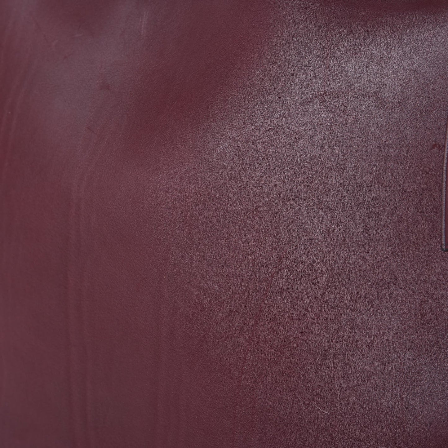 Natural Calfskin Flat Bag Burgundy