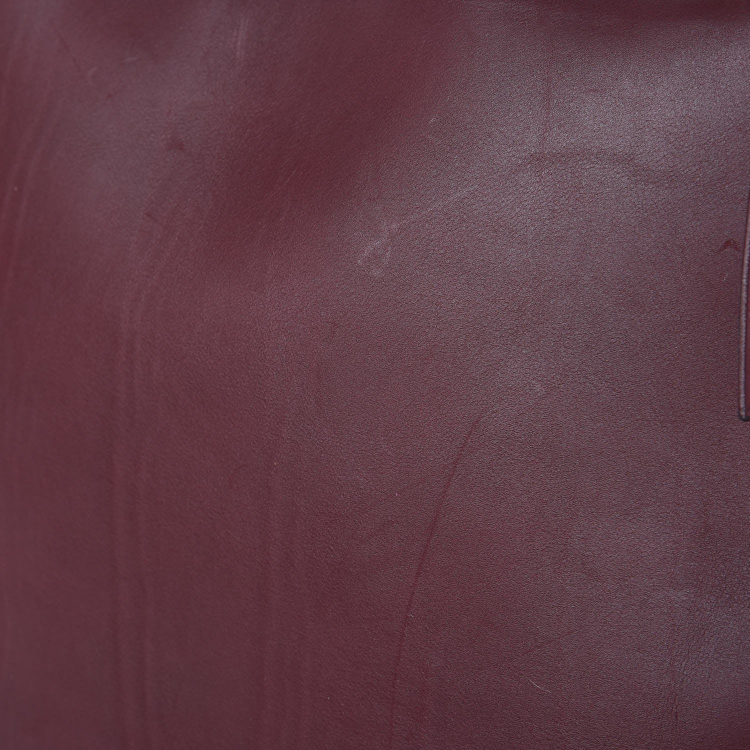 Celine Natural Calfskin Flat Bag Burgundy 10 of 10