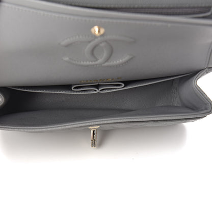 Chanel Caviar Quilted Small Double Flap Grey 5 of 11