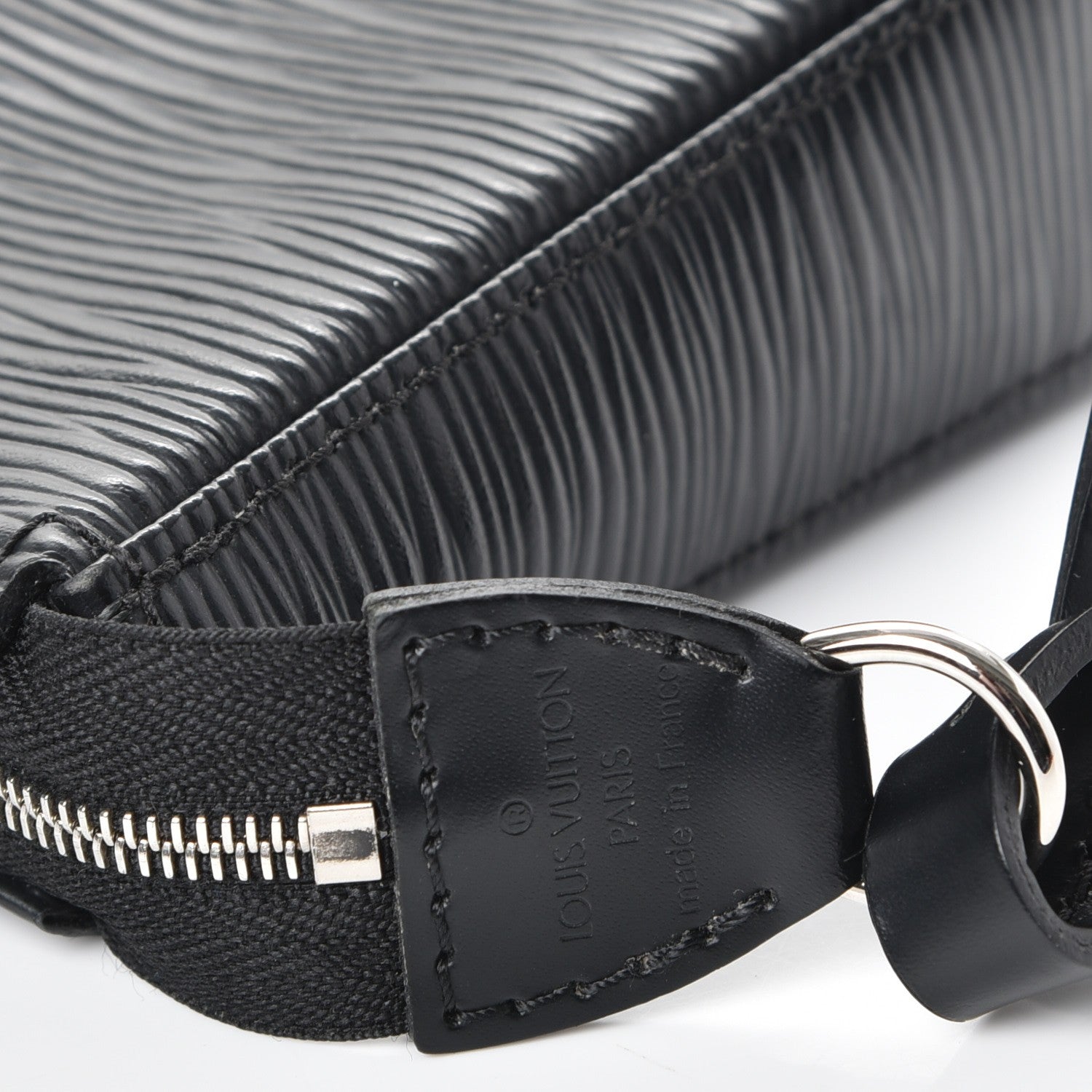 Louis Vuitton Epi Pochette Accessories NM Black 6 of 8