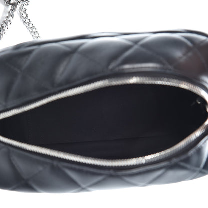 Saint Laurent Calfskin Y Quilted Monogram Small Loulou Bowling Bag Black 5 of 7
