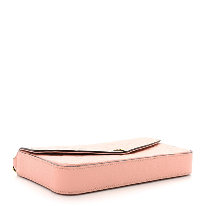 Louis Vuitton Empreinte Pochette Felicie Chain Wallet Rose Poudre 5 of 14