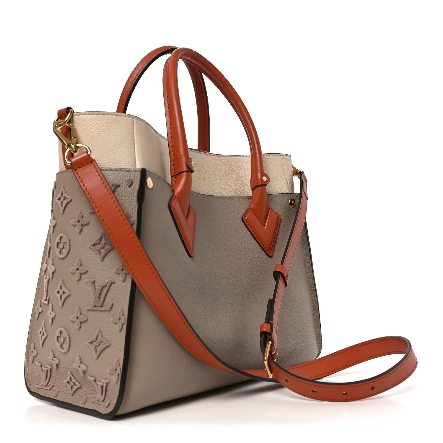 Louis Vuitton Calfskin Monogram Tufting On My Side Galet 2 of 9