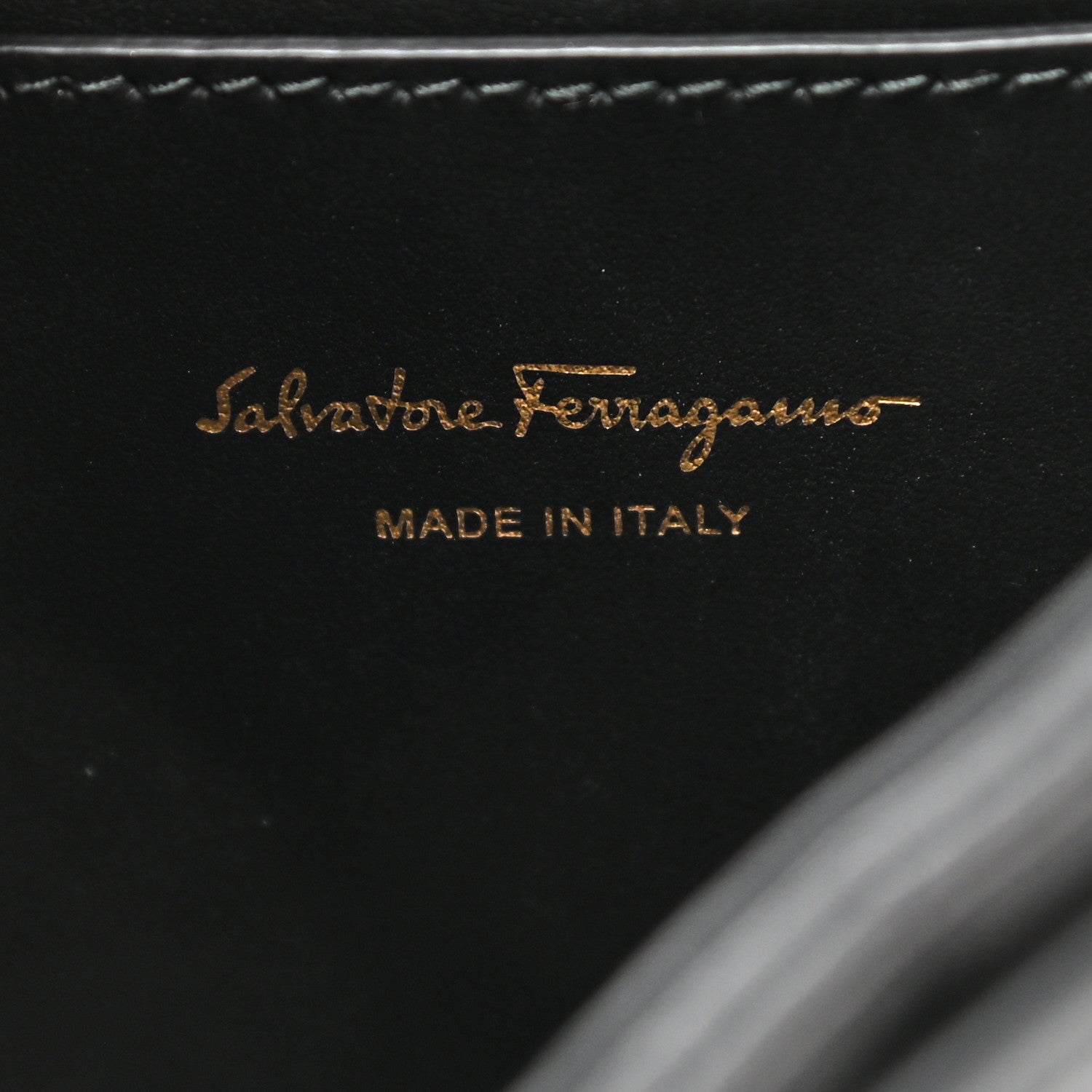 Salvatore Ferragamo Calfskin Quilted Gancini Backpack Black 6 of 9