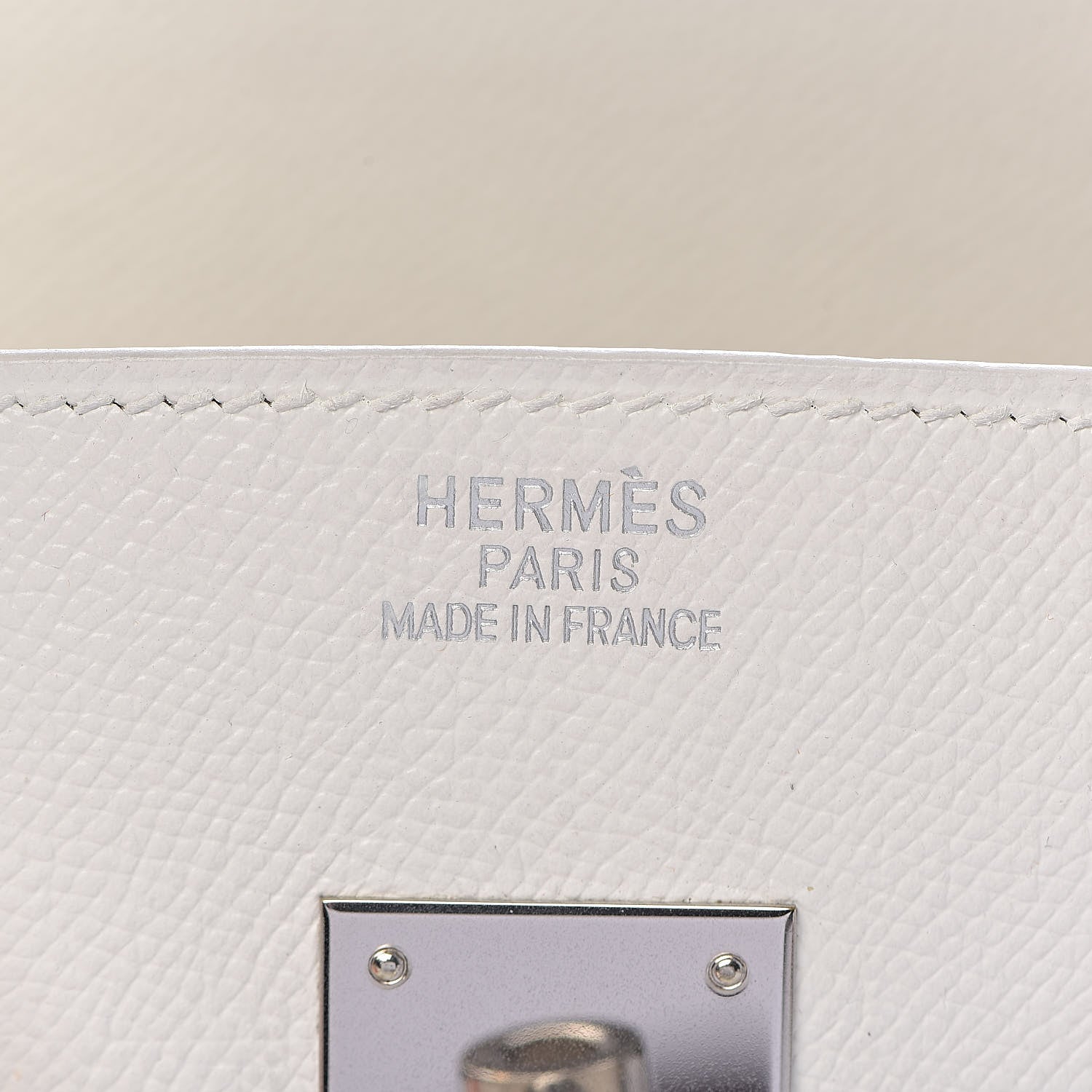 Hermes Epsom Birkin 35 White 6 of 38