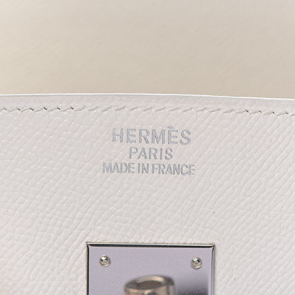 Hermes Epsom Birkin 35 White 6 of 38