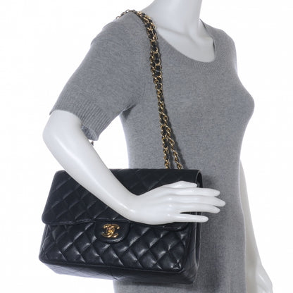 Chanel Caviar Jumbo Single Flap Black 2 of 8