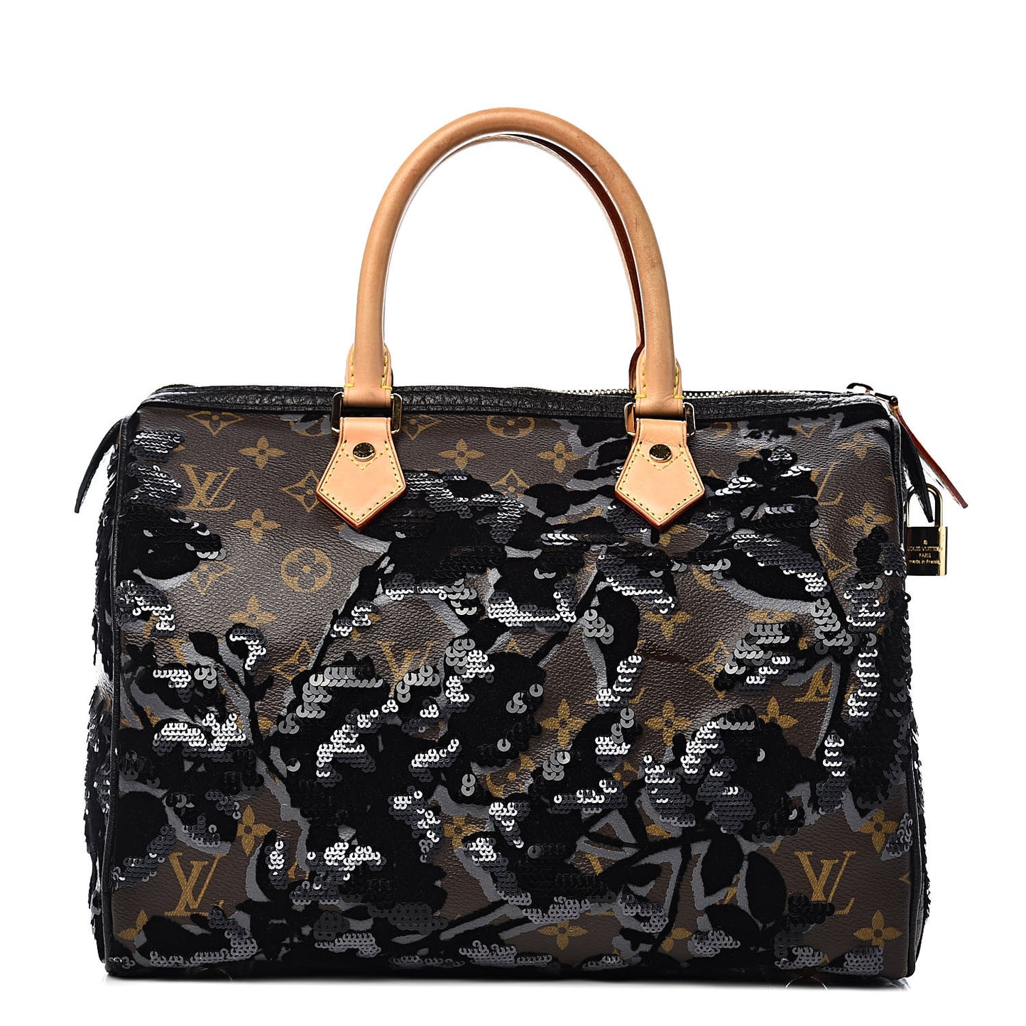 Monogram Fleur De Jais Sequins Speedy 30