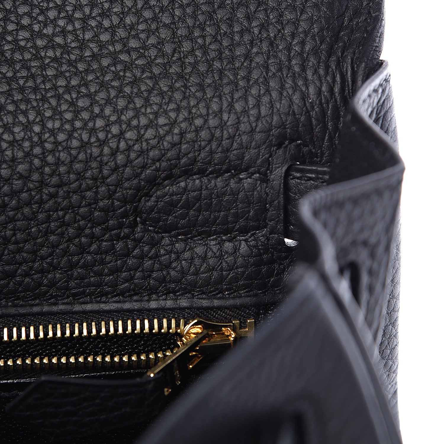 Hermes Togo Kelly Retourne 25 Black 16 of 40