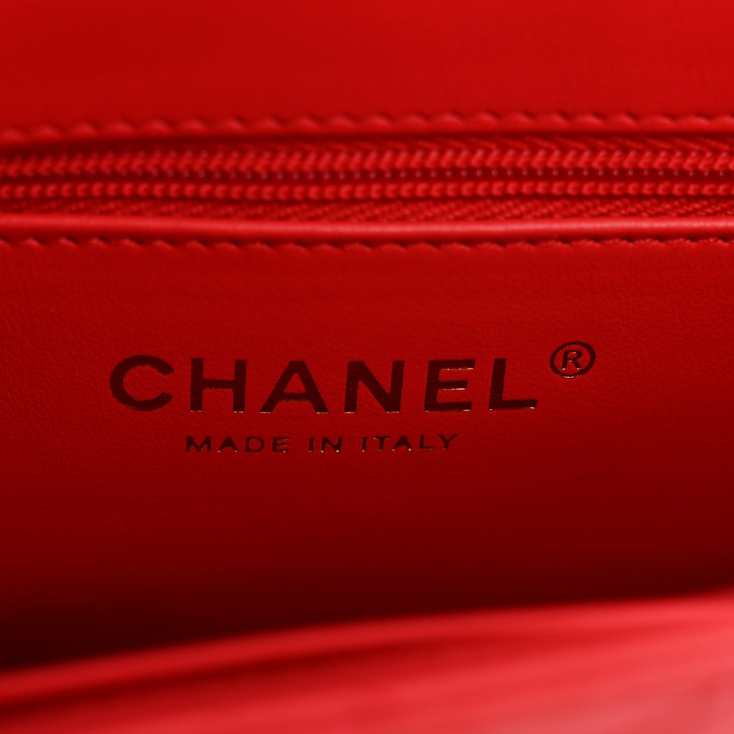 Chanel Shiny Aged Calfskin Quilted Nano Kelly Shopper Red 6 of 13