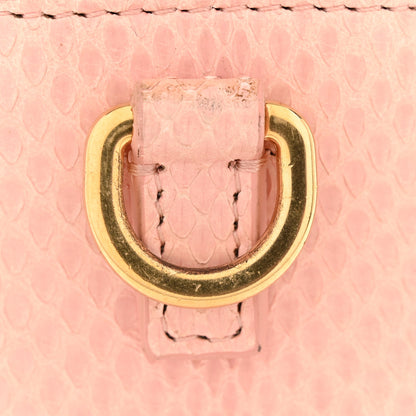 Christian Dior Snakeskin 30 Montaigne Box Bag Rose Clair 12 of 13