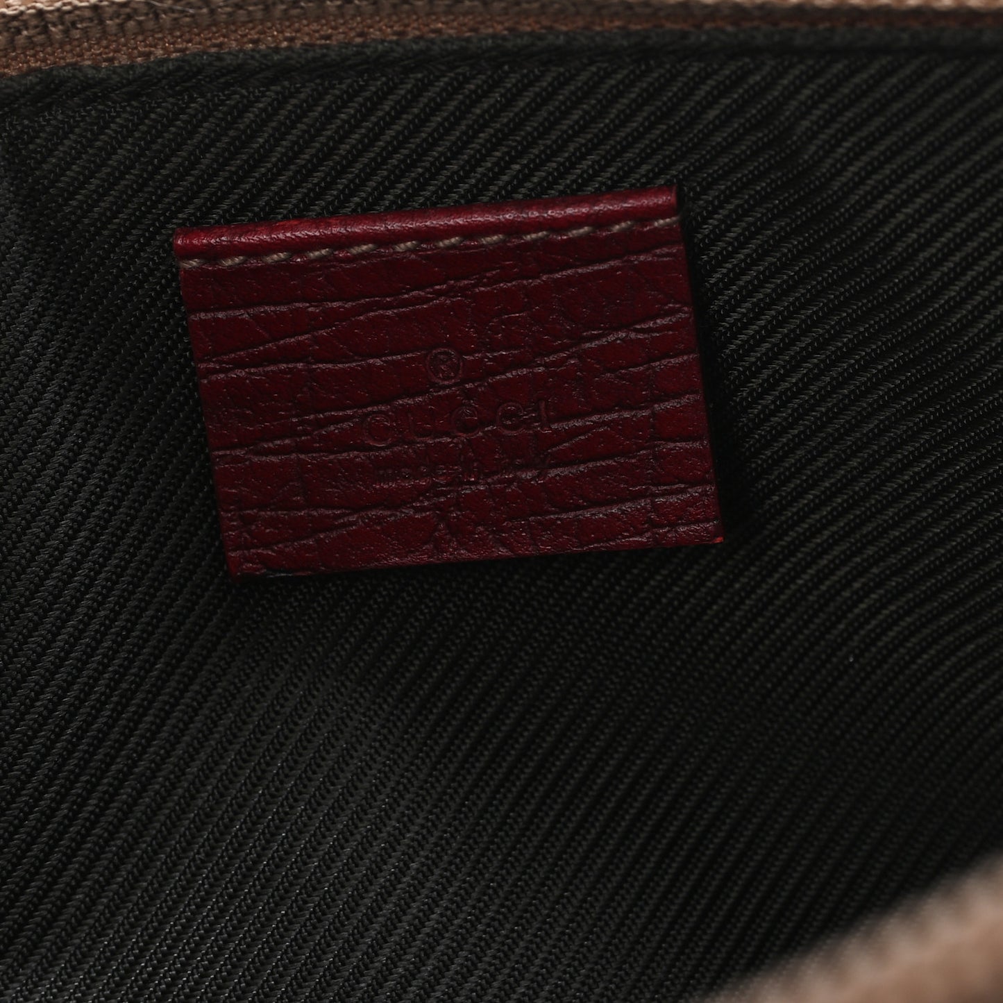 Monogram Web Boat Pochette Red