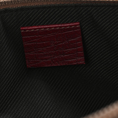 Gucci Monogram Web Boat Pochette Red 6 of 10