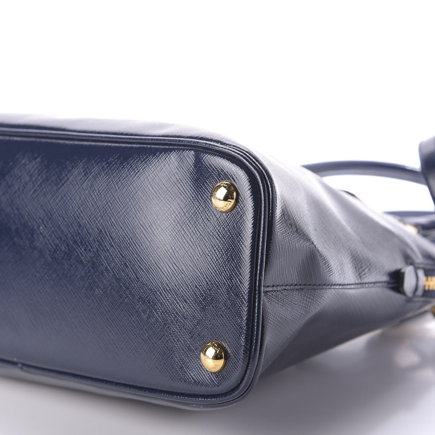 Saffiano Vernice Dome Tote Royal