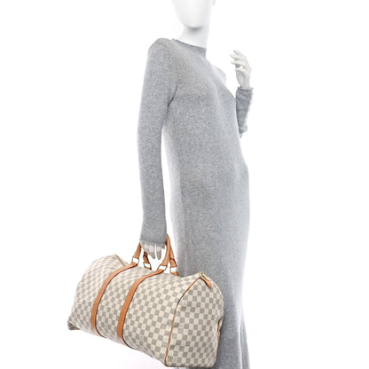 Louis Vuitton Damier Azur Keepall 50 2 of 12