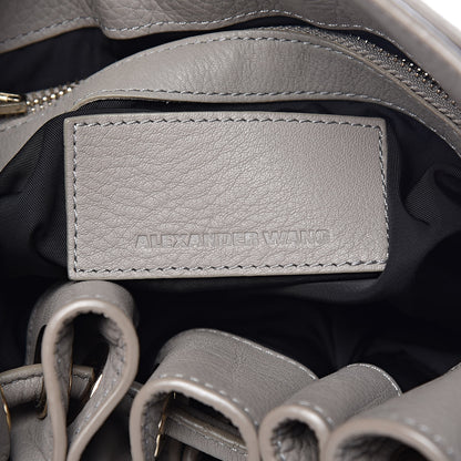 Alexander Wang Pebbled Lambskin Diego Bucket Bag Oyster 5 of 10