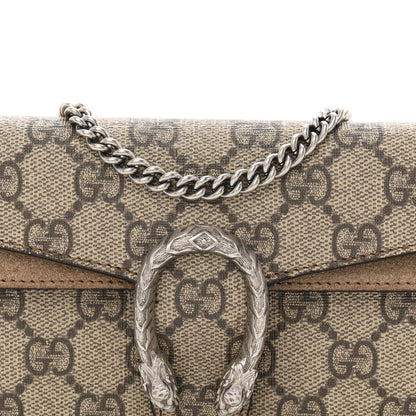 Gucci GG Supreme Monogram Super Mini Dionysus Shoulder Bag Taupe 7 of 9