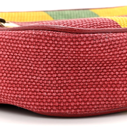 Gucci Canvas Marley Stripe Script Logo Gucci 100 Belt Bag 80 32 Multicolor 10 of 10