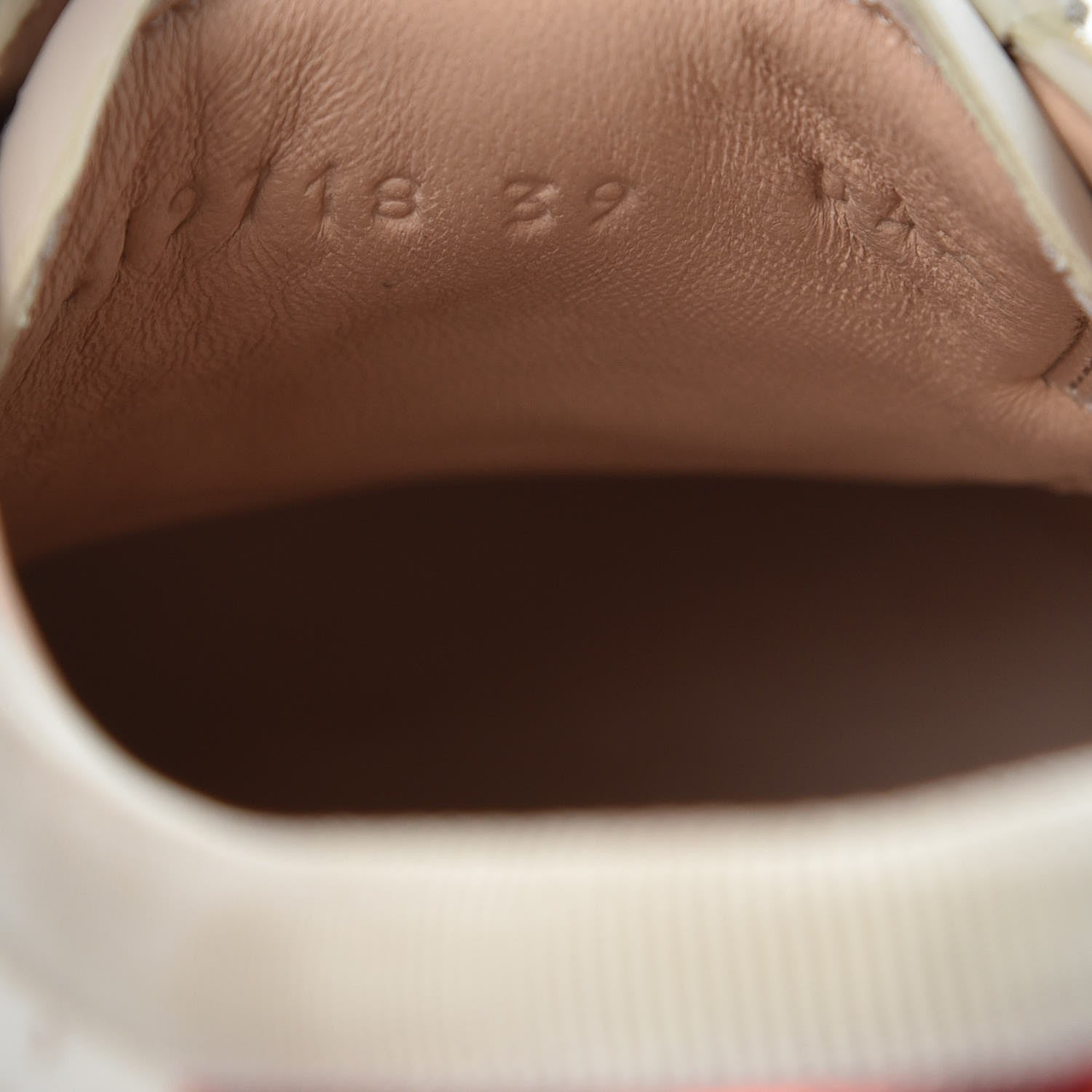 Gucci X SEGA Calfskin GUCCY Stars Womens Falacer Sneakers 39 White 9 of 11