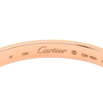 Cartier 18K Pink Gold LOVE Bracelet 17 4 of 4