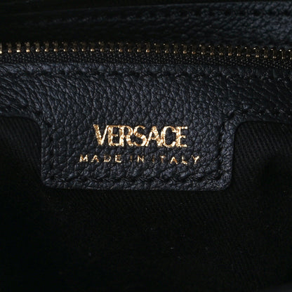 Versace Calfskin La Medusa Medium Hobo Crossbody Black 6 of 11